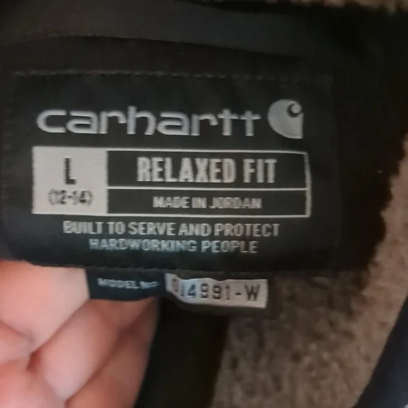 CARHARTT RELAXED FIT FLEECE SNAP FRONT PULLOVER - Picture 5 of 10